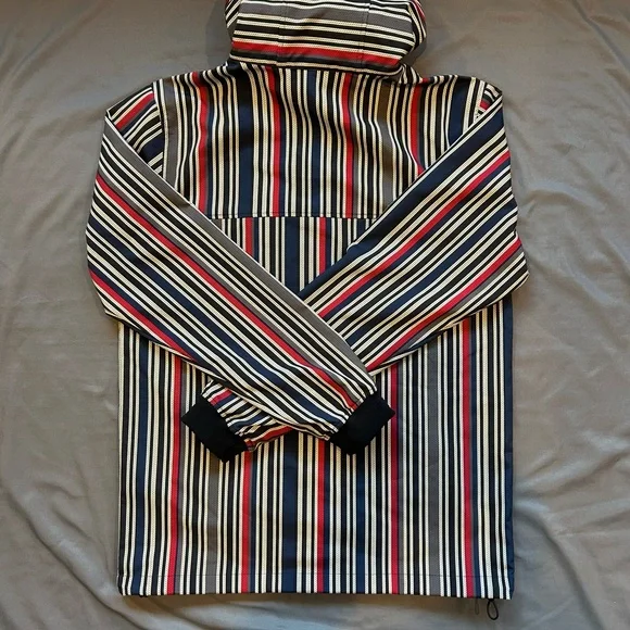 The North Face Striped Hoodie Light Weight Jacket (LIKE NEW)